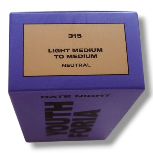 Youthforia Date Night Skin Tint Serum Foundation - Light Medium To Medium 315 - Picture 3 of 5
